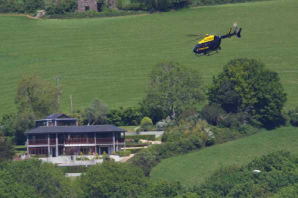 12 May 2020 - 13-40-21 (1) 
At one point it looked like they were going to land.
----------------------
Devon & Cornwall Police helicopter G-DCPB
